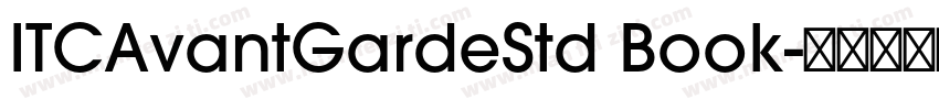 ITCAvantGardeStd Book字体转换